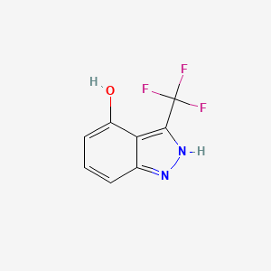 1H-Indazol-4-ol, 3-(trifluoromethyl)-