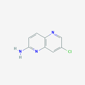 7-Chloro-1,5-naphthyridin-2-amine