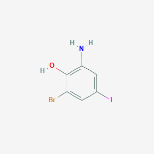 2-Amino-6-bromo-4-iodophenol