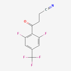 2,6-Difluoro-4-(trifluoromethyl)phenacylacetonitrile