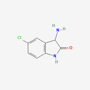 molecular formula C8H7ClN2O B1284797 3-Amino-5-chloroindolin-2-one CAS No. 1104895-64-8