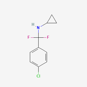 N-[(4-Chlorophenyl)(difluoro)methyl]cyclopropanamine