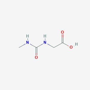 molecular formula C4H8N2O3 B1284803 2-[(Methylcarbamoyl)amino]acetic acid CAS No. 56099-63-9