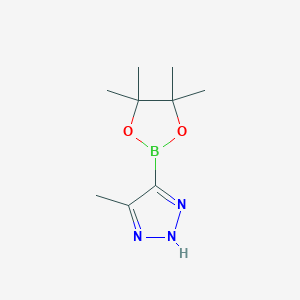 5-Methyl-4-(4,4,5,5-tetramethyl-1,3,2-dioxaborolan-2-yl)-1H-1,2,3-triazole