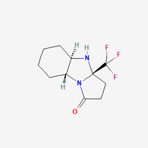 (3aR,4aR,8aR)-3a-(Trifluoromethyl)decahydro-1H-benzo[d]pyrrolo[1,2-a]imidazol-1-one