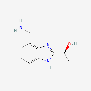 (S)-1-(7-(Aminomethyl)-1H-benzo[d]imidazol-2-yl)ethanol