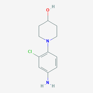 1-(4-Amino-2-chlorophenyl)-4-piperidinol