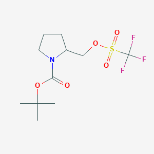 tert-Butyl 2-((((trifluoromethyl)sulfonyl)oxy)methyl)pyrrolidine-1-carboxylate