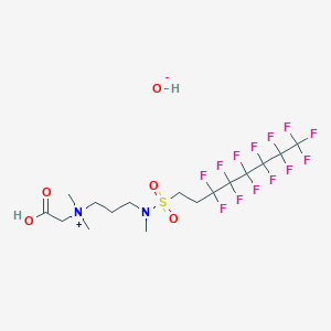 (Carboxymethyl)dimethyl-3-[methyl[(3,3,4,4,5,5,6,6,7,7,8,8,8-tridecafluorooctyl)sulphonyl]amino]propylammonium hydroxide