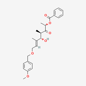 (2S,4R,5S,E)-5-hydroxy-8-((4-methoxybenzyl)oxy)-4,6-dimethyl-3-oxooct-6-en-2-yl benzoate