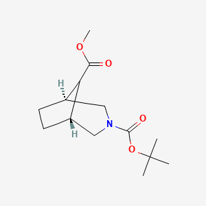 O3-Tert-butyl O8-methyl exo-3-azabicyclo[3.2.1]octane-3,8-dicarboxylate