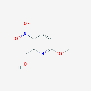 molecular formula C7H8N2O4 B12848236 (6-Methoxy-3-nitropyridin-2-yl)methanol 