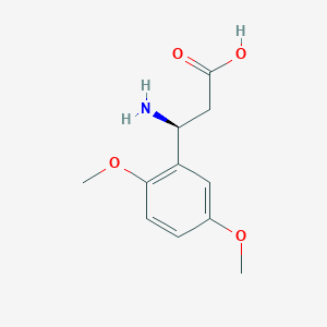 (S)-3-Amino-3-(2,5-dimethoxyphenyl)propanoic acid