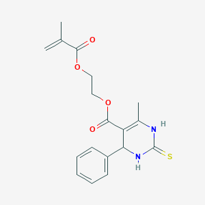 2-(Methacryloyloxy)ethyl 6-methyl-4-phenyl-2-thioxo-1,2,3,4-tetrahydropyrimidine-5-carboxylate