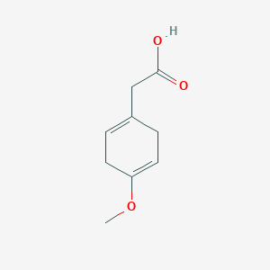 2-(4-Methoxycyclohexa-1,4-dien-1-yl)acetic acid