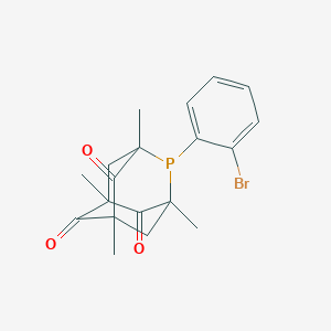 1,3,5,7-Tetramethyl-2,4,8-trioxo-6-(2-bromophenyl)-6-phosphaadamantane