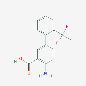 4-Amino-2'-(trifluoromethyl)[1,1'-biphenyl]-3-carboxylic acid