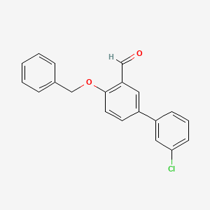 4-(Benzyloxy)-3'-chloro[1,1'-biphenyl]-3-carbaldehyde