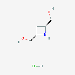 ((2S,4S)-Azetidine-2,4-diyl)dimethanol hydrochloride