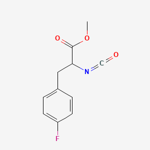 Methyl 3-(4-fluorophenyl)-2-isocyanatopropionate