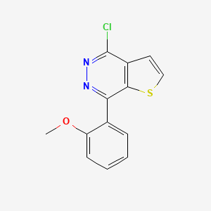 4-Chloro-7-(2-methoxyphenyl)thieno[2,3-d]pyridazine