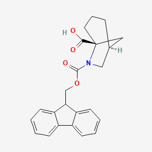 (1S,5R)-6-(((9H-Fluoren-9-yl)methoxy)carbonyl)-6-azabicyclo[3.2.1]octane-5-carboxylic acid