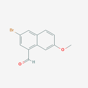 3-Bromo-7-methoxy-1-naphthaldehyde