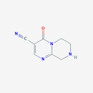 4-Oxo-6,7,8,9-tetrahydro-4H-pyrazino[1,2-a]pyrimidine-3-carbonitrile