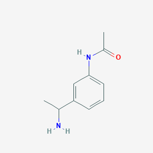 molecular formula C10H14N2O B1284904 N-[3-(1-aminoethyl)phenyl]acetamide CAS No. 918810-76-1