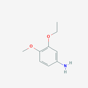 molecular formula C9H13NO2 B1284910 3-Ethoxy-4-methoxyaniline CAS No. 477742-46-4