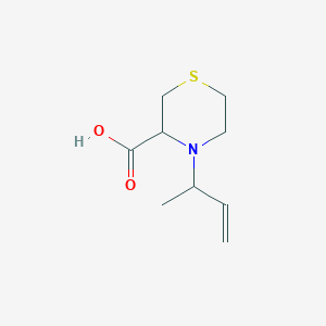 4-(But-3-en-2-yl)thiomorpholine-3-carboxylic acid