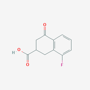 8-Fluoro-4-oxo-1,2,3,4-tetrahydronaphthalene-2-carboxylic acid