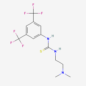 1-[2-(Dimethylamino)ethyl]-3-[3,5-bis(trifluoromethyl)phenyl]thiourea