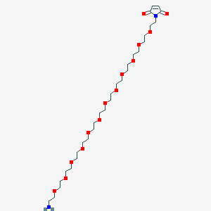 1-(38-Amino-3,6,9,12,15,18,21,24,27,30,33,36-dodecaoxaoctatriacontyl)-1H-pyrrole-2,5-dione