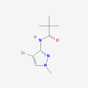 N-(4-Bromo-1-methyl-1H-pyrazol-3-yl)pivalamide