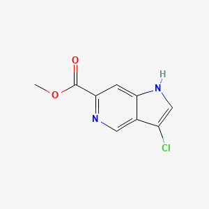 Methyl 3-chloro-1H-pyrrolo[3,2-c]pyridine-6-carboxylate