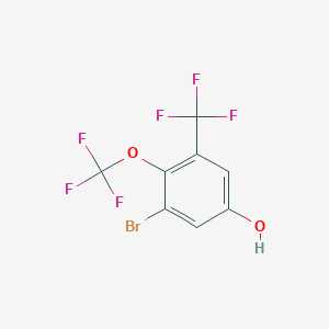 3-Bromo-4-(trifluoromethoxy)-5-(trifluoromethyl)phenol