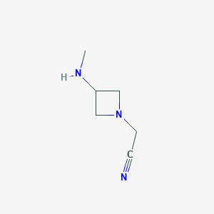 2-(3-(Methylamino)azetidin-1-yl)acetonitrile