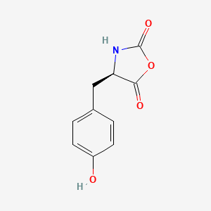 molecular formula C10H9NO4 B12849509 (R)-4-(4-Hydroxybenzyl)oxazolidine-2,5-dione 