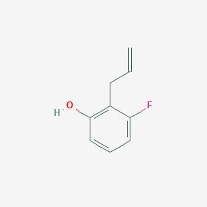 molecular formula C9H9FO B12849582 2-Allyl-3-fluorophenol 