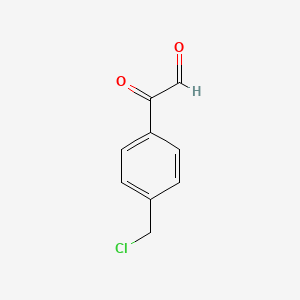 2-(4-(Chloromethyl)phenyl)-2-oxoacetaldehyde