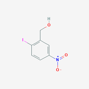 molecular formula C7H6INO3 B12849663 (2-Iodo-5-nitrophenyl)methanol 