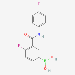 4-Fluoro-3-(4-fluorophenylcarbamoyl)benzeneboronic acid