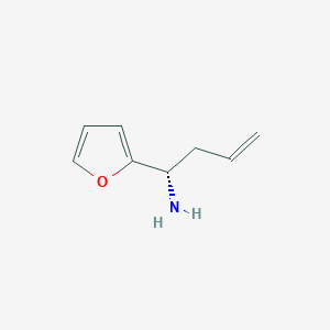 (S)-1-(Furan-2-yl)but-3-en-1-amine