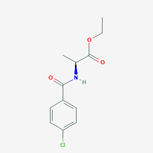 (S)-2-(4-Chloro-benzoylamino)-propionic acid ethyl ester