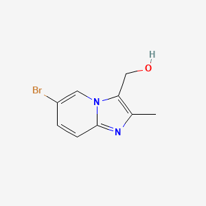 molecular formula C9H9BrN2O B12849789 (6-Bromo-2-methylimidazo[1,2-a]pyridin-3-yl)methanol 