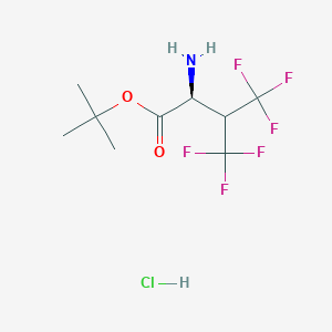 4,4,4,4',4',4'-Hexafluorovaline tert-butyl ester hydrochloride