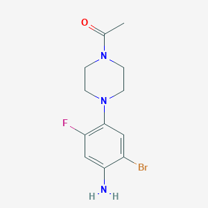 4-(4-Acetylpiperazin-1-yl)-2-bromo-5-fluoroaniline