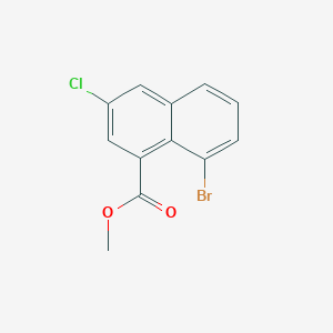 Methyl 8-bromo-3-chloro-1-naphthoate