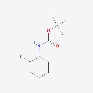 molecular formula C11H20FNO2 B12850008 N-Boc-2-fluorocyclohexylamine 